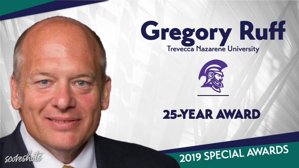 2019 Special Awards Salute: Gregory Ruff (Trevecca Nazarene), CoSIDA 25-Year Award